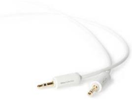 Cabo de Áudio TECHLINK (Jack 3.5mm - 1 m - Branco)