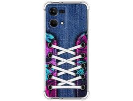 Capa para Oppo Reno 7 4G TUMUNDOSMARTPHONE Desenhos Anti golpes Sapatilhas 06 Multicor