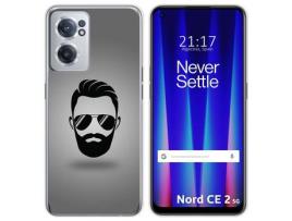 Capa para Oneplus Nord CE 2 5G TUMUNDOSMARTPHONE Desenhos Barba Multicor