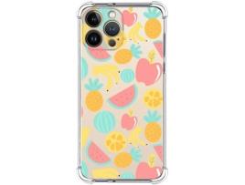 Capa iPhone 13 Pro Max (6.7) TUMUNDOSMARTPHONE Frutas 02 Desenhos Multicor