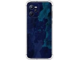 Capa para Realme C35 TUMUNDOSMARTPHONE Desenhos Anti golpes Aquarela 13 Multicor