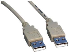 Cabo de Dados MAX VALUE (USB A - 5 m - Bege)