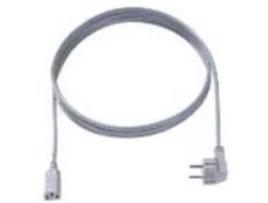 Cabo de Alimentação BACHMANN (2 m - Cinzento)