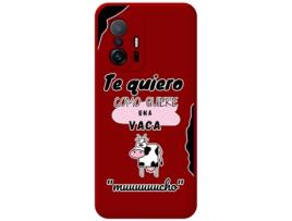Capa Xiaomi 11T 5G / 11T Pro 5G TUMUNDOSMARTPHONE Silicone Líquida Desenhos Vermelho
