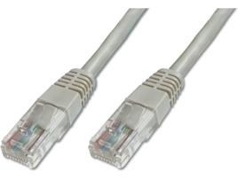 Cabo de Rede DIGITUS (RJ45 - 10 m - Cinzento)
