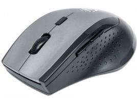 Rato MANHATTAN 179379 (Wireless - Casual - 1600 dpi - Preto)