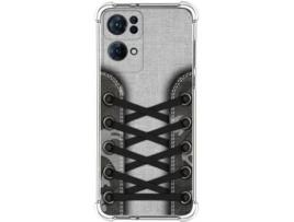 Capa Oppo Reno 7 Pro 5G TUMUNDOSMARTPHONE Desenhos Antigolpes Sapatilhas 16 Multicor