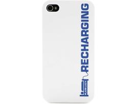 Capa iPhone 4, 4s PLAIN LAZY PLIP4RCWH Branco