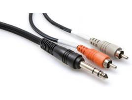 Cabo de Áudio HOSA TECHNOLOGY (Jack 6.3mm - RCA - 2 m - Multicor)