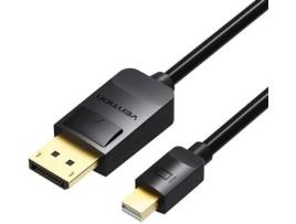 Adaptador VENTION HAABI (Mini Displayport-Displayport - 3 m - Preto)