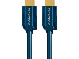 Cabo HDMI CLICKTRONIC (15 m - Azul)