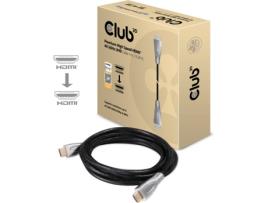 Cabo HDMI CLUB3D (1 m - Preto)