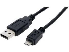 Cabo de Dados S-CONN (USB A - Micro USB B - 1.8 m - Preto)