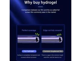Película Protectora de Hydrogel Verso Com Bordas Laterais para Samsung Galaxy A50S