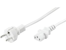 Cabo de Alimentação GOOBAY (5 m - Branco)
