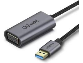 Adaptador QGEEM 07-A (USB - 0.1 m - Cinzento)