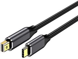 Cabo HOWEI Type-C to mini Supports 4K (60Hz) (Preto)