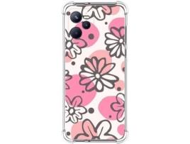 Capa para Realme C35 TUMUNDOSMARTPHONE Desenhos Anti golpes Flores 09 Multicor