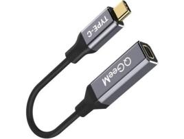 Adaptador QGEEM UA08 (USB-C - 0.1 m - Cinzento)