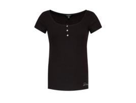 T-shirt GUESS JEANS Viscose Mulher (Preto - S)