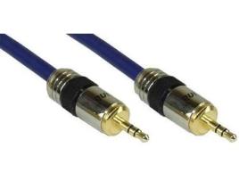Cabo de Áudio INLINE (Jack 3.5mm - 3 m - Azul)