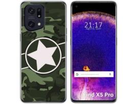 Capa para Oppo Find X5 Pro 5G TUMUNDOSMARTPHONE Desenhos Camuflagem 01 Multicor