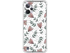 Capa para Realme C31 TUMUNDOSMARTPHONE Desenhos Anti golpes Flores 01 Multicor