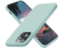 Capa iPhone 13 Pro HONXINM Ultrafina Verde Menta