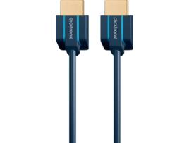 Cabo HDMI CLICKTRONIC (3 m - Azul)