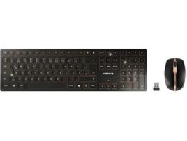 Teclado CHERRY DW 9000 Slim (Wireless - Layout US - Teclado Numérico)