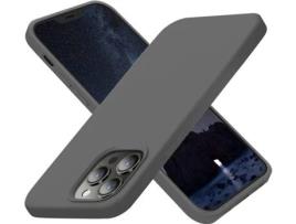 Capa iPhone 13 HONXINM Ultrafina Cinzento