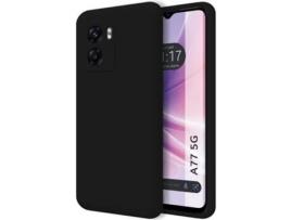 Capa para Oppo A77 5G TUMUNDOSMARTPHONE Silicone Líquida Preto