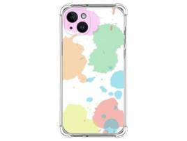 Capa para iPhone 14 Plus (6.7) TUMUNDOSMARTPHONE Desenhos Anti Golpes Aquarela 05 Multicor