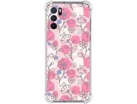 Capa para Oppo A54s TUMUNDOSMARTPHONE Desenhos Anti golpes Flores 07 Multicor