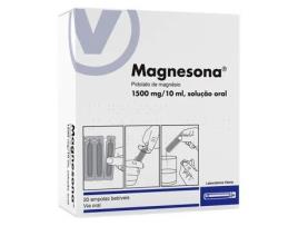 Magnesona (1500mg/10ml - 20 ampolas)