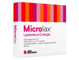 Microlax Solução Rectal (270mg/3ml+27mg/3ml)