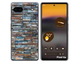 Capa Silicone para Google Pixel 6A Desenho Ladrilho 05