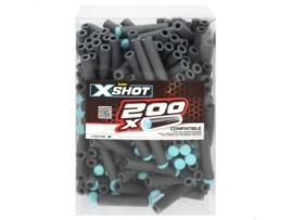 Pack 200 Munições X-SHOT Dardos De Espuma para Lançador (Idade Mínima: 8 Anos)