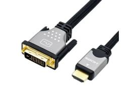 Cabo ROLINE (DVI-D e HDMI - 1m - Preto)