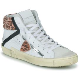 Philippe Model  Sapatilhas de cano-alto PRSX HIGH WOMAN  Branco Disponível em tamanho para senhora. 37,38,39,40.Mulher > Sapatos > Tenis