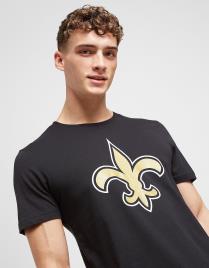 Official Team T-Shirt NFL New Orleans Saints Logo - Preto - Mens, Preto