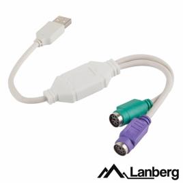 Cabo Adaptador Usb-A 2.0 Macho / 2x Psem2 - Lanberg