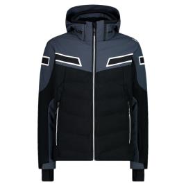 Cmp Zip Hood 32w0137 Jacket Preto 3XL Homem