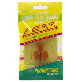 Less Progressive Formula Disc Brake Pads With Ceramic Treatment Dourado