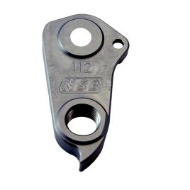 North Shore Billet Giant 10 X 135 Mm Derailleur Hanger Prateado