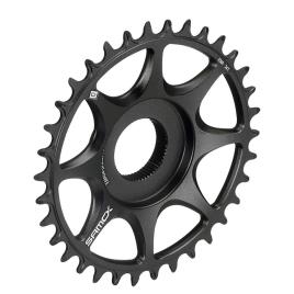 Samox E-bike Shimano Ep8 Direct Mount Chainring Prateado 38t