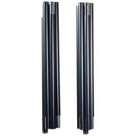 Nordisk Midgard 9.2 A Frame Alu Pole Set 2 Units Prateado