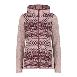 Cmp Fix Hood 32h3586 Jacket Castanho M Mulher