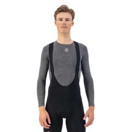 Rogelli Merino Long Sleeve Base Layer Cinzento L-XL Homem
