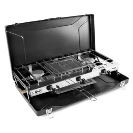 Kampa Fornello Double Hob & Grill Prateado
